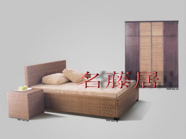 藤床,藤床架,藤編床架,藤製床架,藤床工廠,藤床批發