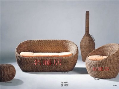 藤製沙發
