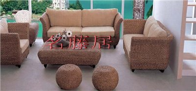 藤製沙發