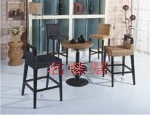 藤製吧台椅